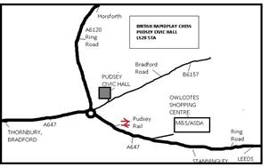 Schematic Map Pudsey Civic